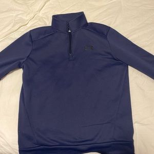 Navy Blue Under Armour Quarter Zip Size Medium